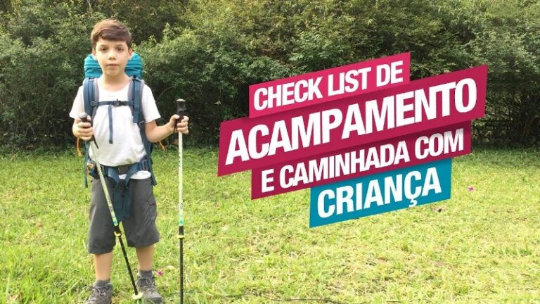Check list de Acampamento e caminhada com criança