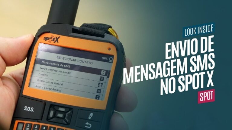 Mensagem SMS no SPOT