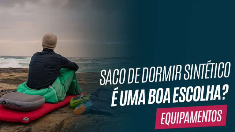 Sacos de dormir sintéticos são uma boa?