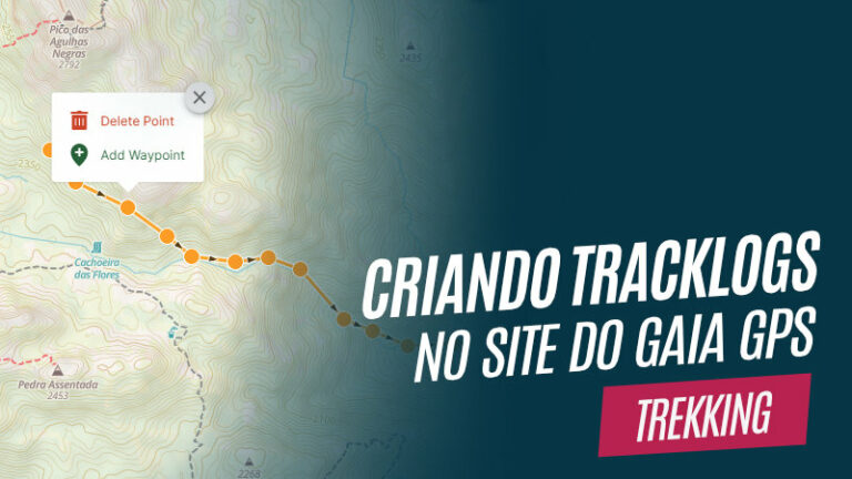Criar TRacklog de GPS Online - Gaia GPS