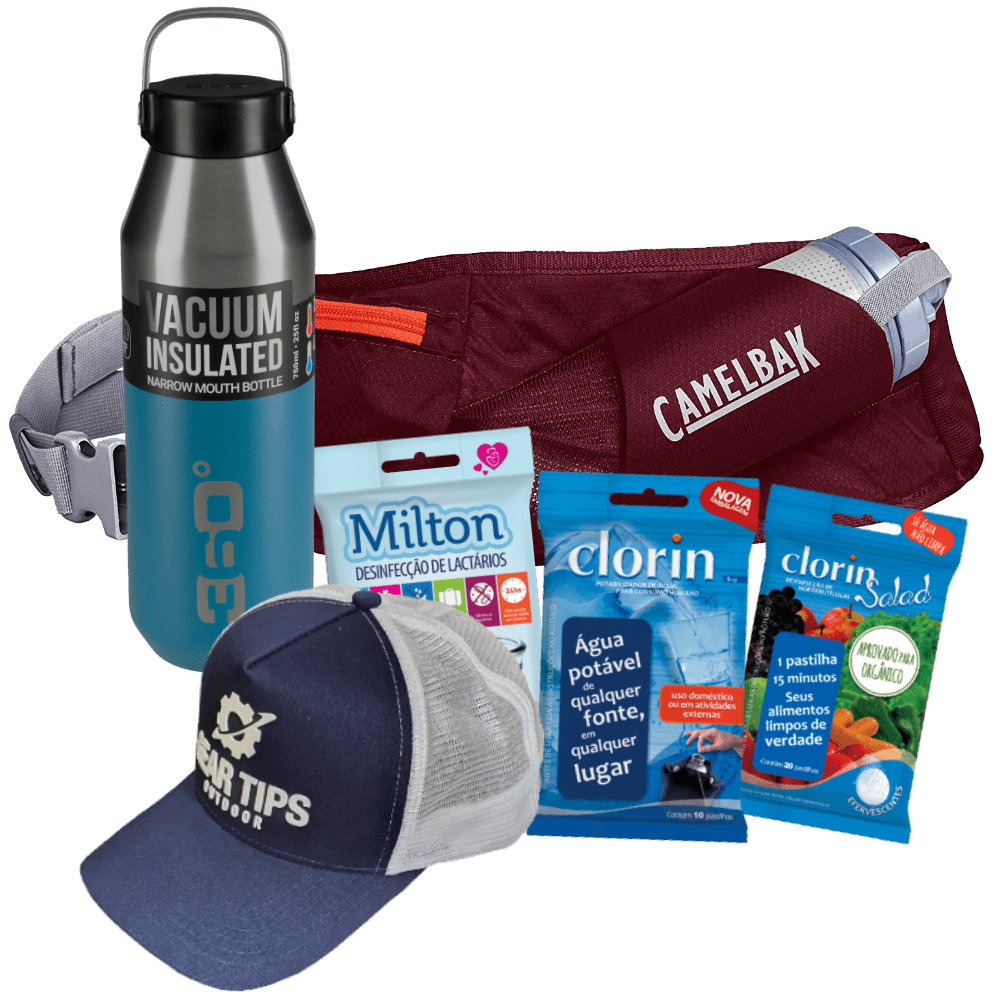 Kit Equipamentos Sorteio Mensal Gear Tips Club