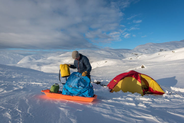 Saco de dormir para climas frios