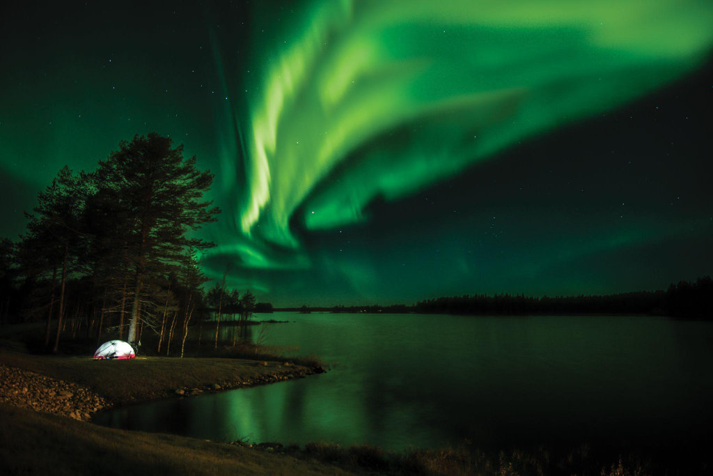 Aurora Boreal na Finlândia