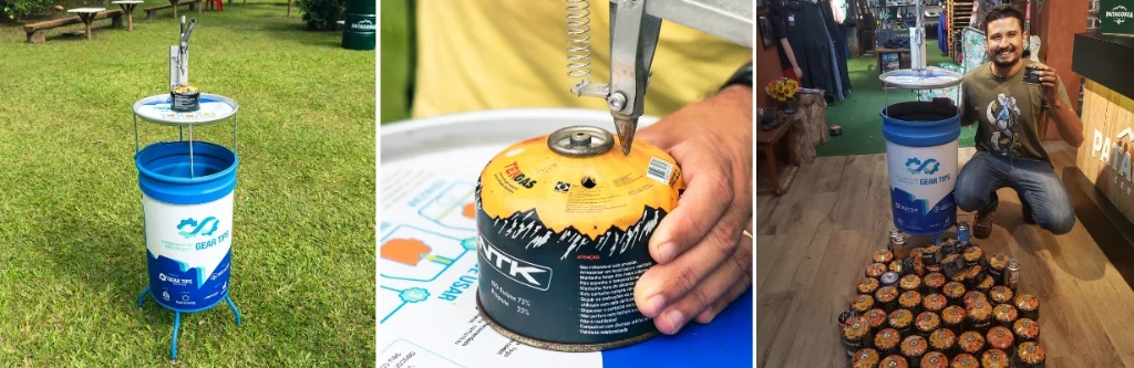 Programa de Reciclagem Gear Tips - Indicação Prêmio UIAA 2023