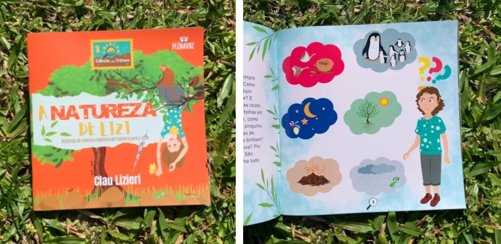 Livro A Natureza de Lizi - Coleção Ciência nas Trilhas - Clau Lizieri