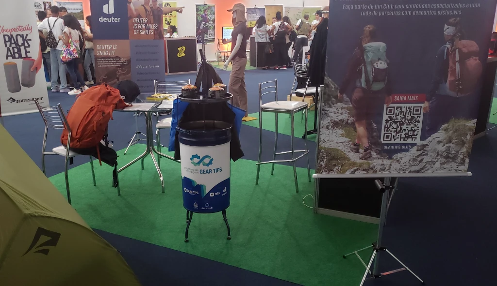 Programa de Reciclagem Gear Tips no 2º Congresso Brasileiro de Trilhas