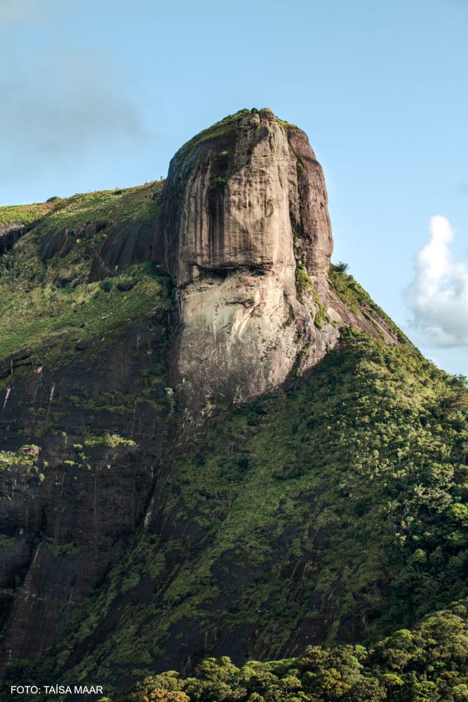 Face do imperador - Pedra da Gávea. Foto: Taísa Maar