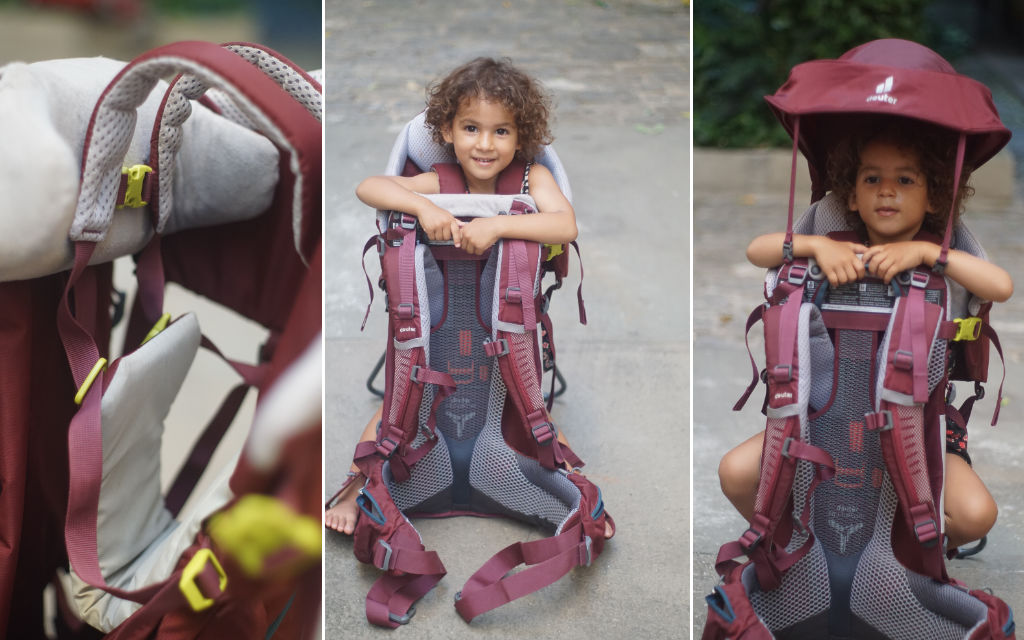 Sistema de segurança mochila Deuter Kid Comfort